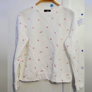 Women's Feeling Hope Sweater Breast Cancer Design Size Medium